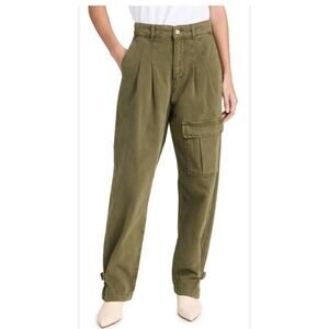 ba&sh maroon pants khaki size 36 NWT
